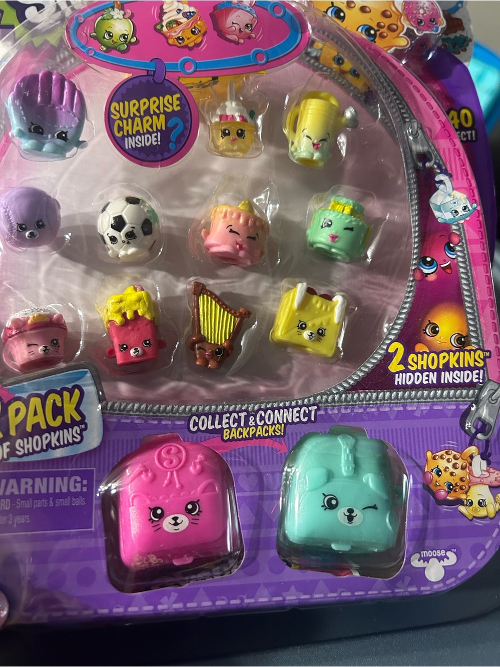 Shopkins Season 5 12-Pack Collectible Set - Pink & Teal - Picture 2 of 8
